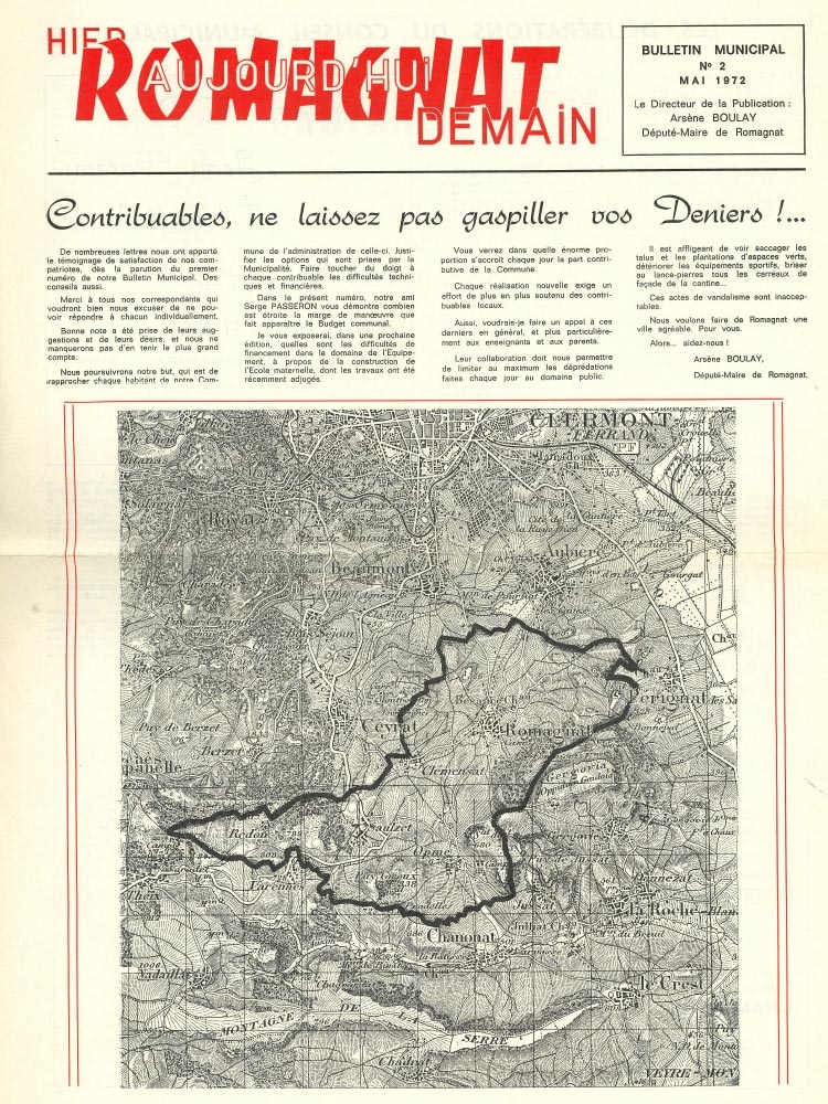 Bulletin municipal n°2 – 1972