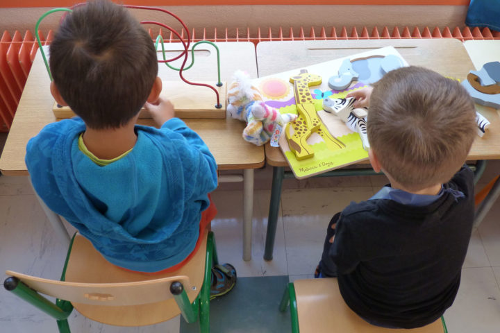 Jour de rentrée à l'école Louise-Michel de Romagnat