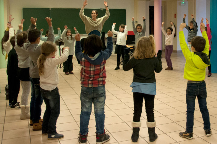 Activité musique à la salle Jacques-Prévert