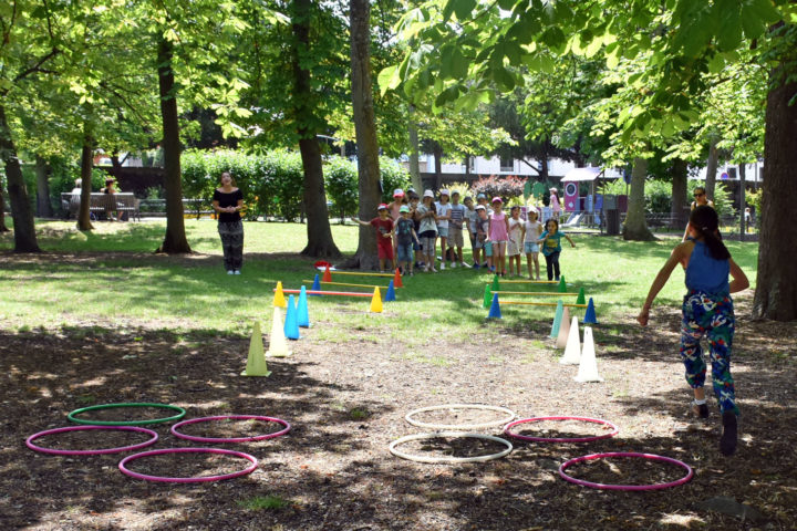 Le parc est régulièrement utilisé par les enseignants et les animateurs des services périscolaires.