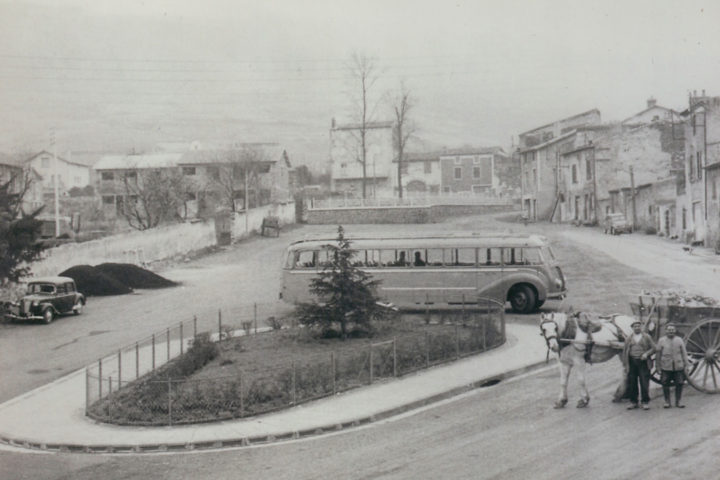 La place François-Mitterrand en 1956