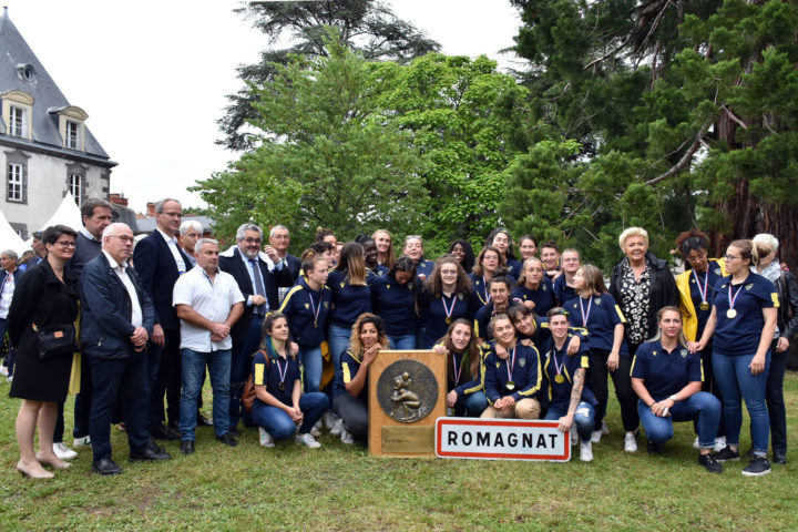 ASM Romagnat rugby féminin championnes de France