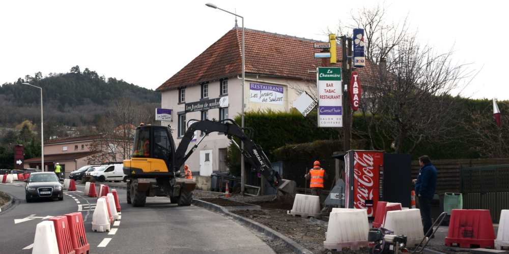 Prolongation des travaux sur la RD2089 à Saulzet-le-Chaud