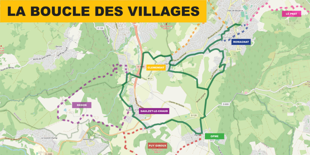 Parcours Vert : la Boucle des Villages