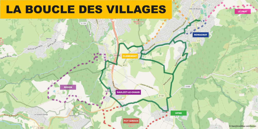 Parcours Vert : la Boucle des Villages