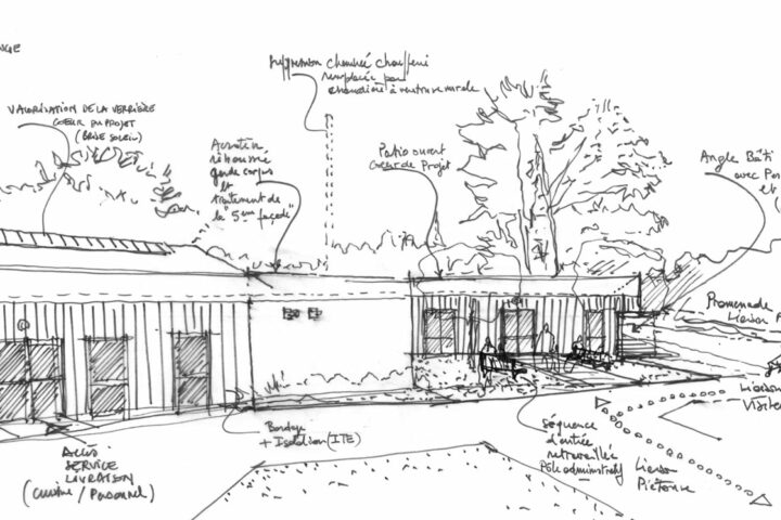 Projet de pôle petite enfance dans l'ancien FLEP à Romagnat