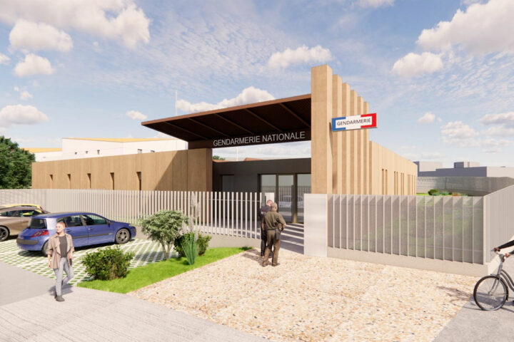 Projet de caserne de gendarmerie à Romagnat