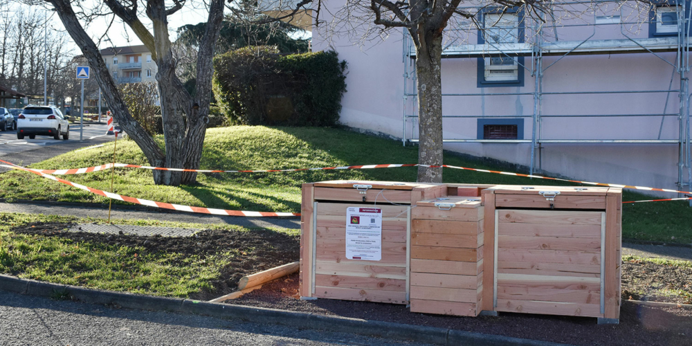 Un composteur collectif avenue des Pérouses