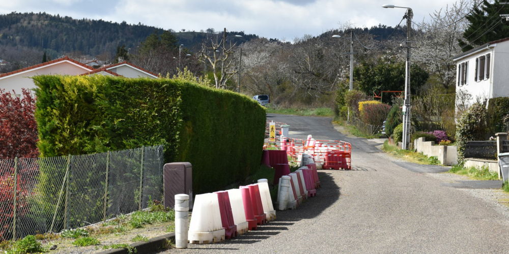 Travaux chemin des Teytos